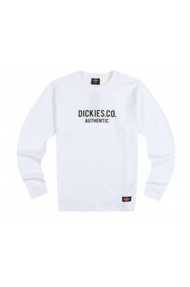 DICKIES Logo Long Sleeves Tee - White